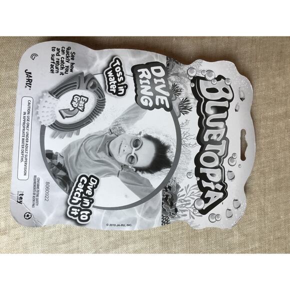 JA-RU Bluetopia Dive Diving Rings Easy Grip Pool Toys  Lot of 6  New - Picture 3 of 4